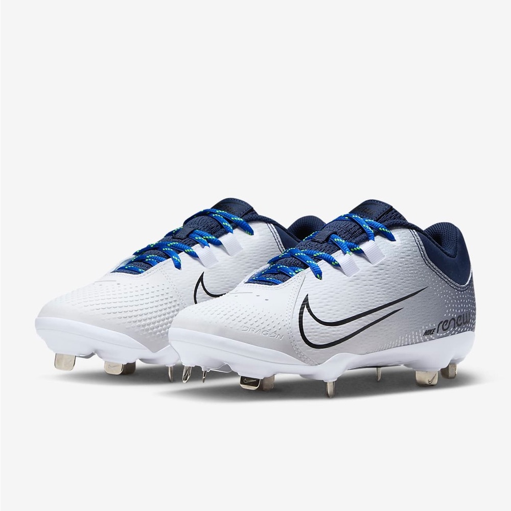 Nike Hyperdiamond 4 Pro MCS "Midnight Navy/Black/White/Volt" Softball Cleat